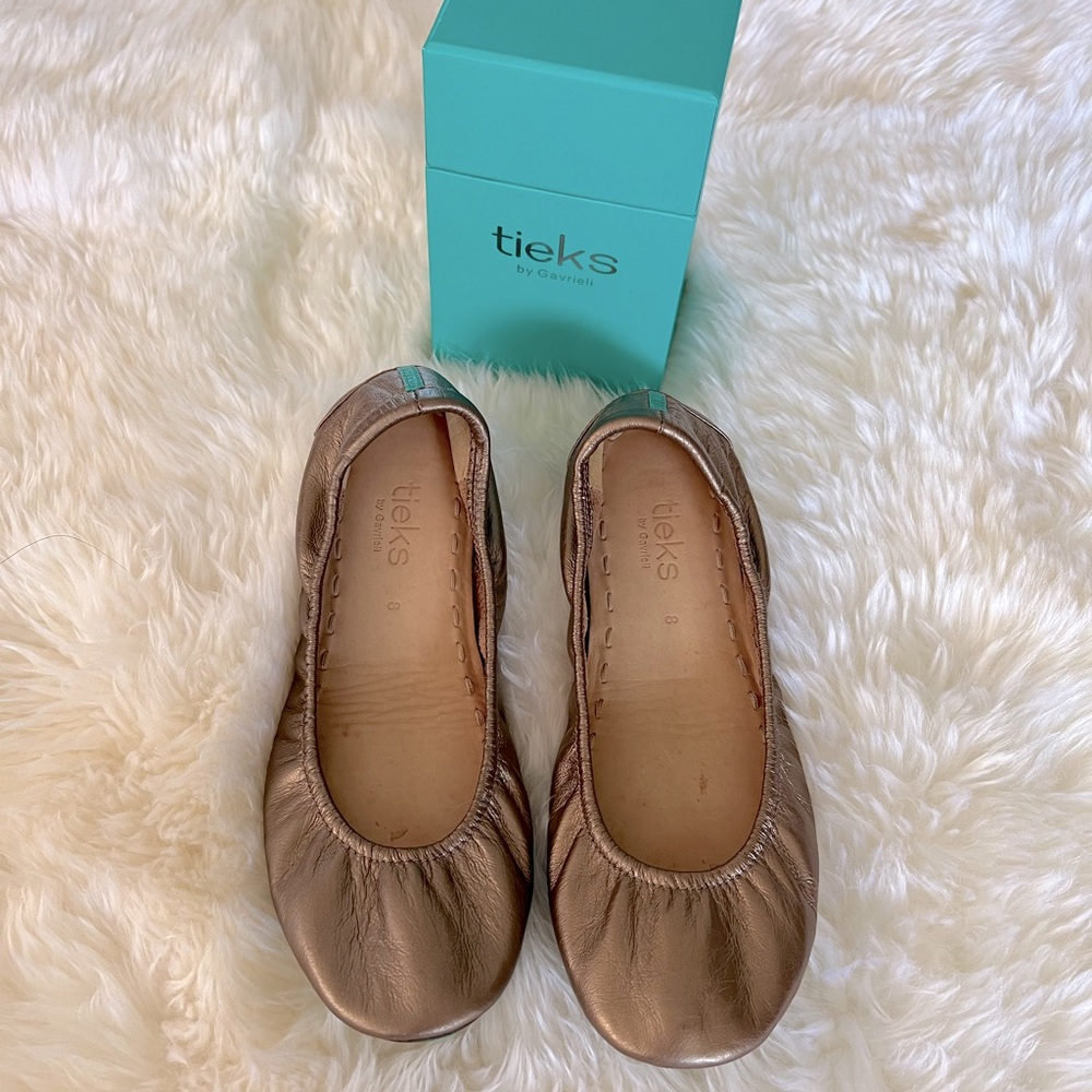 Tieks by Gavrieli Flats bronze 8